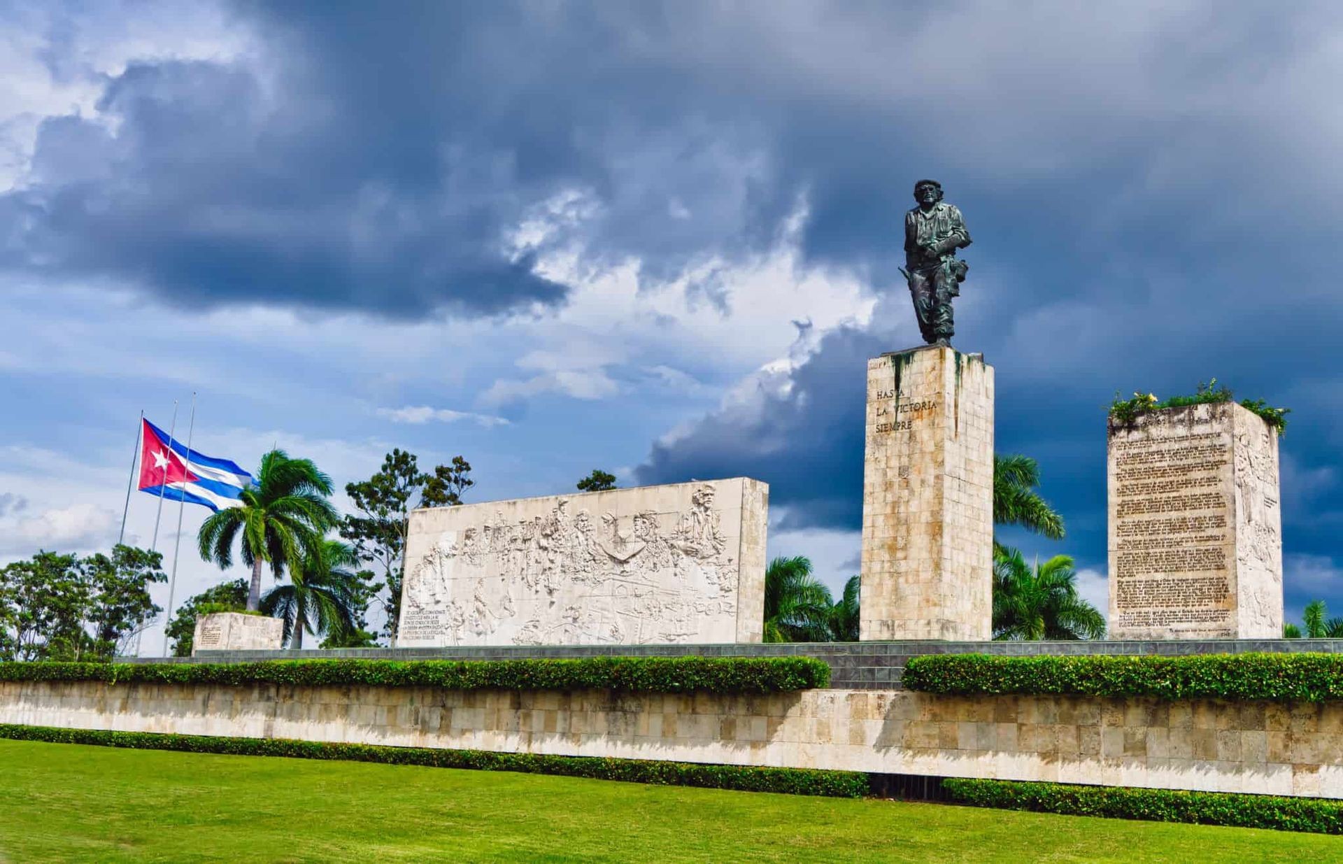 Ernesto Che Guevara statue located in Santa Clara province, Cuba