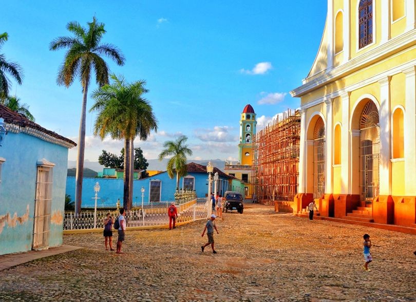 Downtown in Trinidad village located in Sancti Spiritus, Cuba.